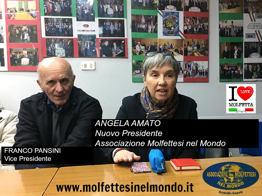 Associazione Molfettesi nel Mondo: Angela Amato il nuovo Presidente