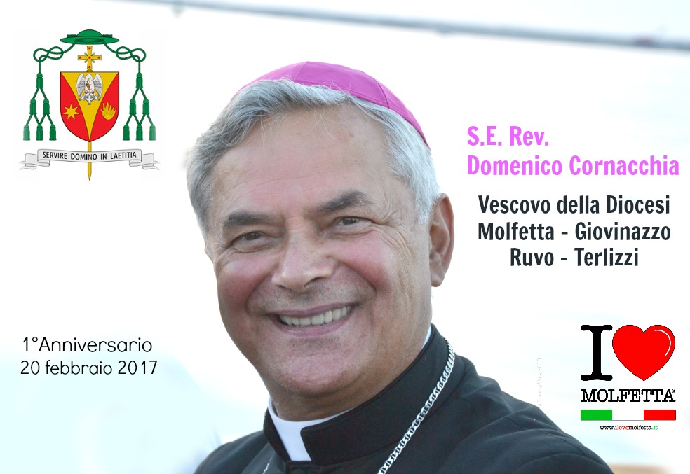 Auguri al Vescovo Domenico Cornacchia