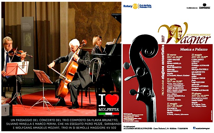 Accademia musicale Wagner e Rotary Club Molfetta: i concerti