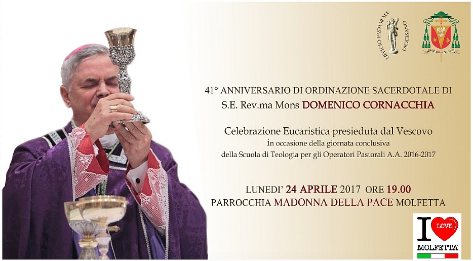 41simo anno di sacerdozio del Vescovo Cornacchia