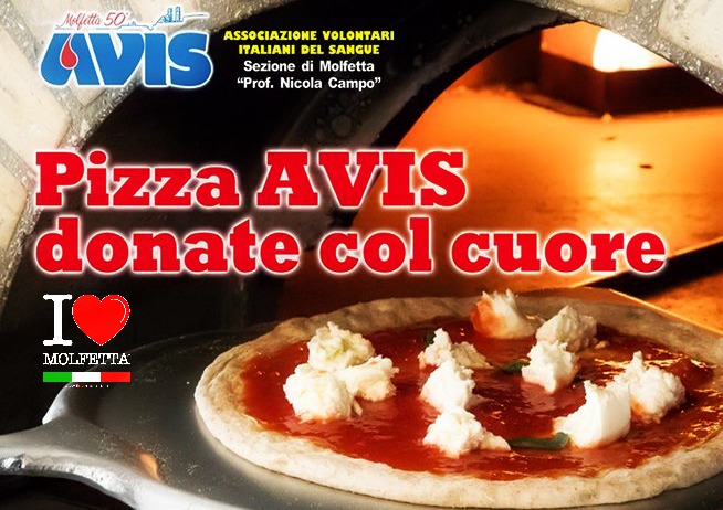 Pizza AVIS donate con il cuore