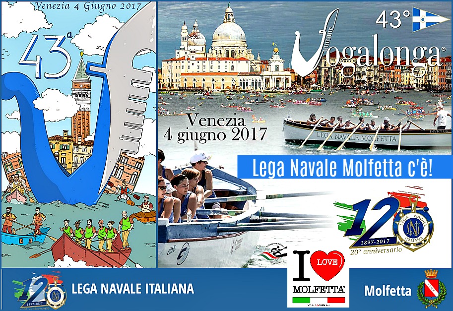La Lega Navale di Molfetta presente alla Vogalonga in Venezia