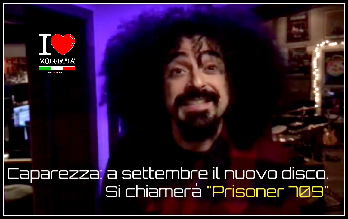 Caparezza, il nuovo album si intitola: Prisoner 709