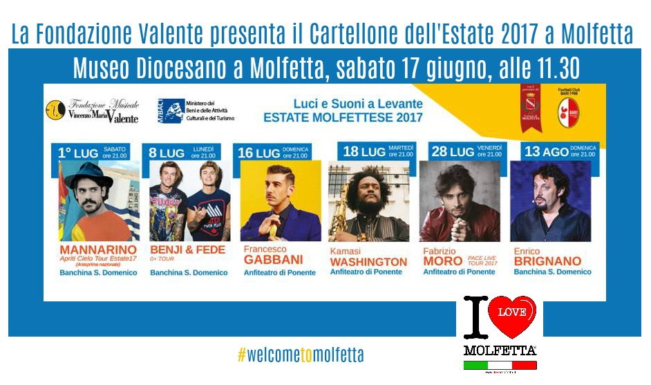 La Fondazione Valente presenta il Cartellone 2017 