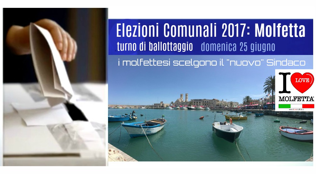 Molfetta torna alle urne, per il ballottaggio delle elezioni amministrative 2017