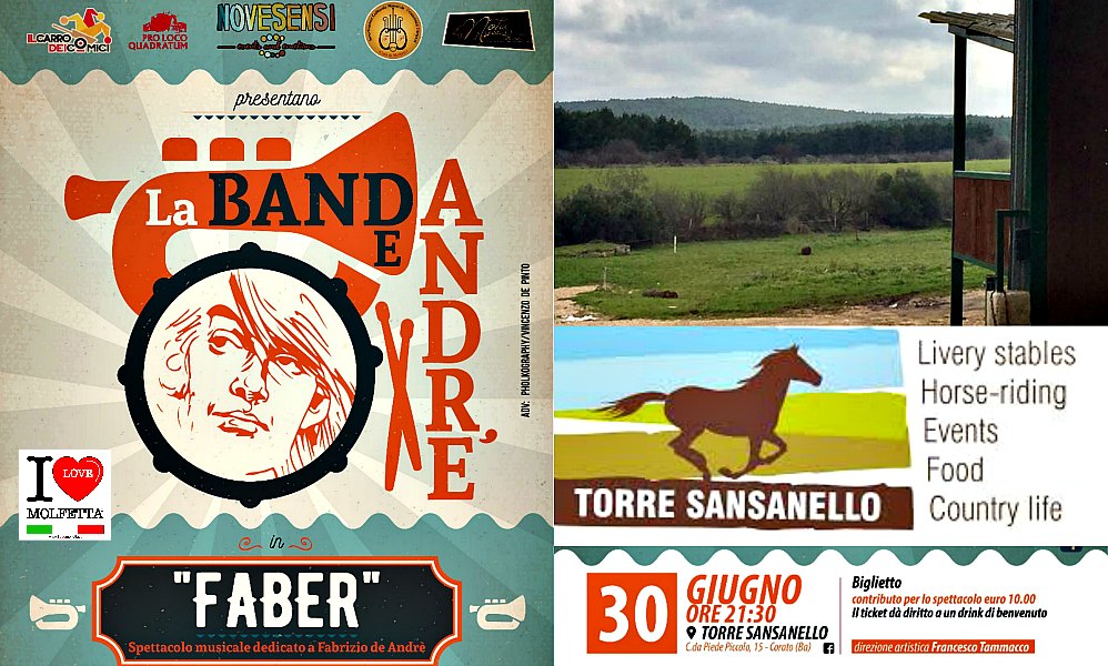 Fabrizio de Andre' : cena-spettacolo