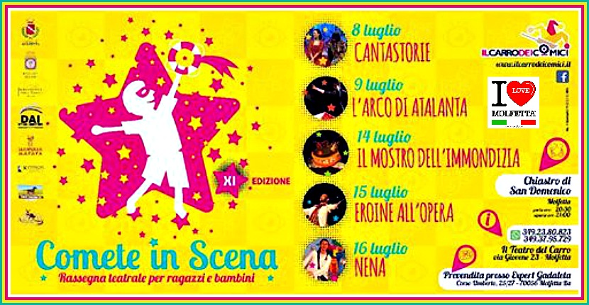 Comete in scena 2017 undicesima edizione