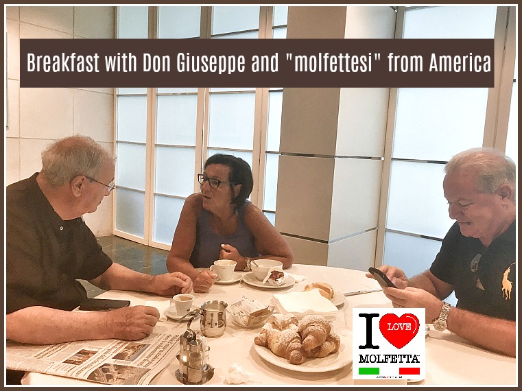 Un caffe' con Don Giuseppe e i molfettesi d'America