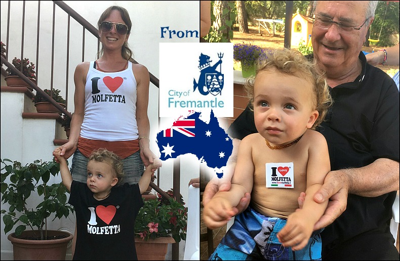 Nato a Fremantle, ha 1 anno, canta: Mo-L-fe-tta