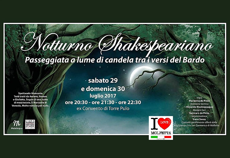 Molfetta, the show: Notturno Shakespeariano
