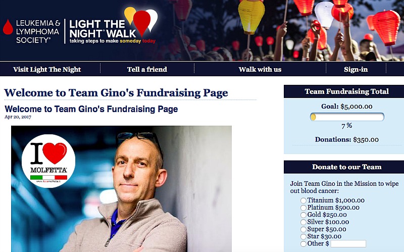 Funds raised from The Leukemia and Lymphoma Society' s