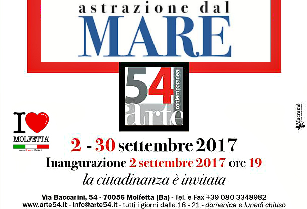 Astrazione dal mare: la mostra a Molfetta