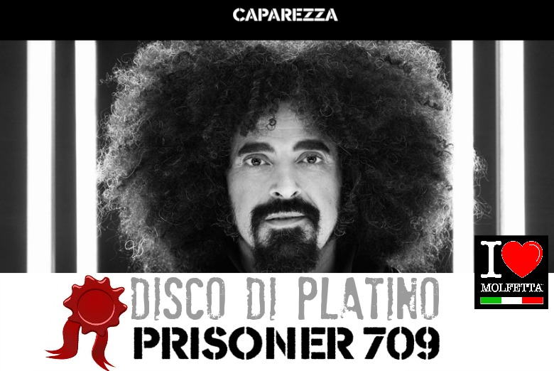 Caparezza: Prisoner709 e' disco di Platino