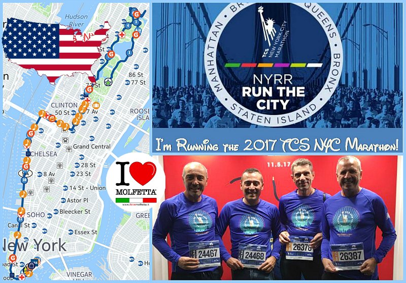 Maratona di New York 2017, i molfettesi pronti al via