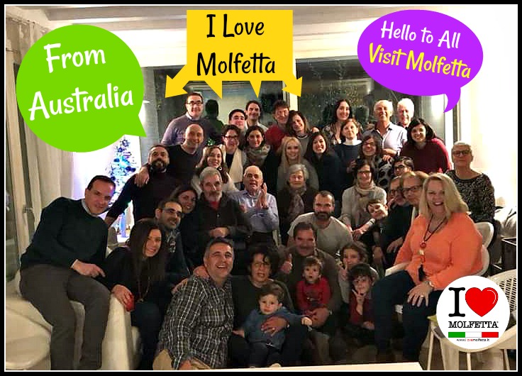 The surprise visit to Molfetta by the Minutillo family