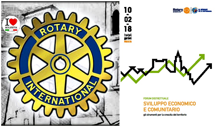 Forum distrettuale al Rotary di Puglia e Basilicata a Molfetta