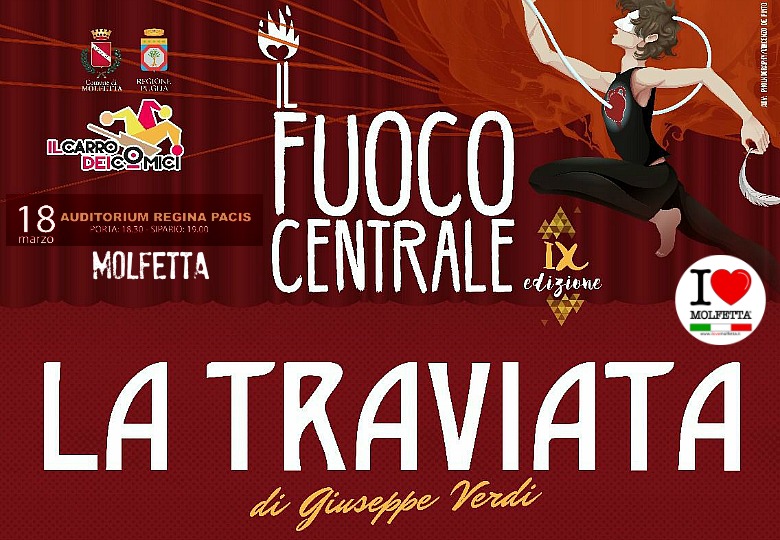 La Traviata di Giuseppe Verdi  in scena il 18 marzo a Molfetta