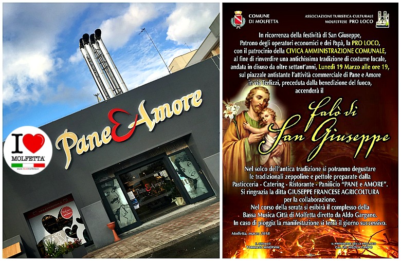 Il falo' di San Giuseppe a Molfetta