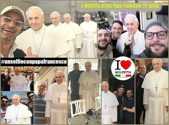 Tutti a Molfetta per #unselfieconpapafrancesco