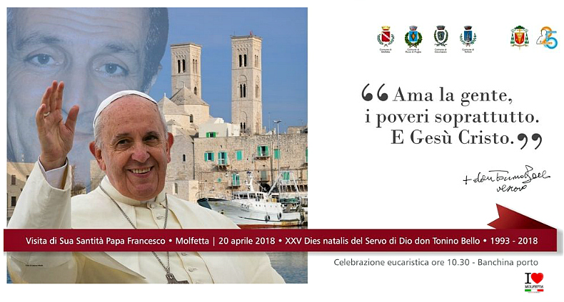 Visita del Papa. Conferenza stampa a Molfetta