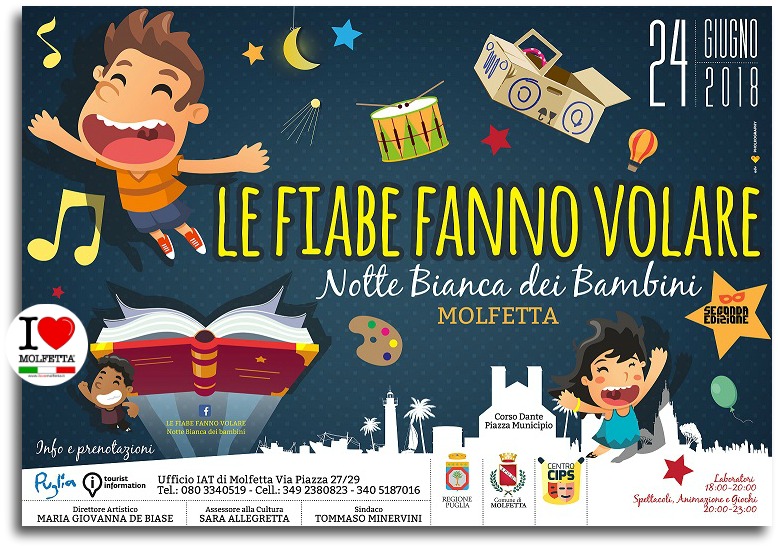 A Molfetta le fiabe fanno volare