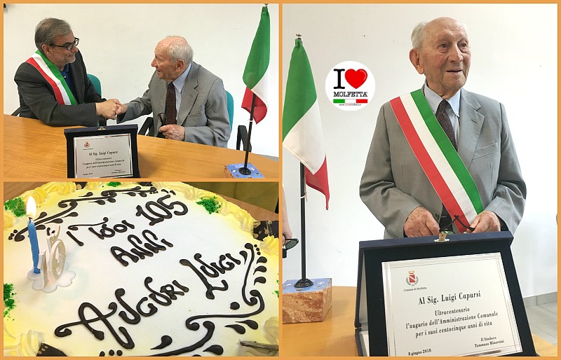 Festeggia 105 anni diventa sindaco per 1 ora