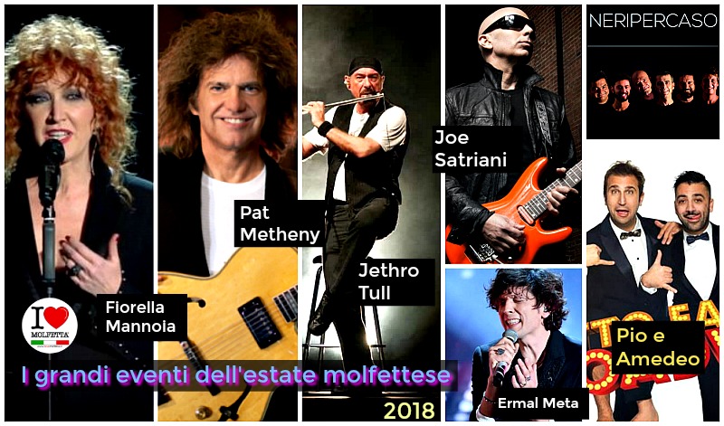 I grandi eventi dell' estate molfettese 2018