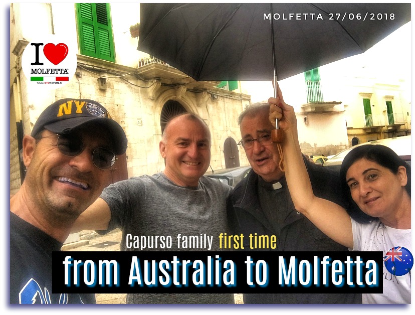 Il tanto atteso viaggio di una vita: from Australia to Molfetta