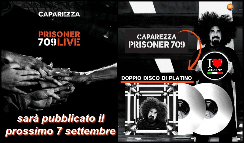 Caparezza doppio disco di platino, in uscita Prisoner 709 Live