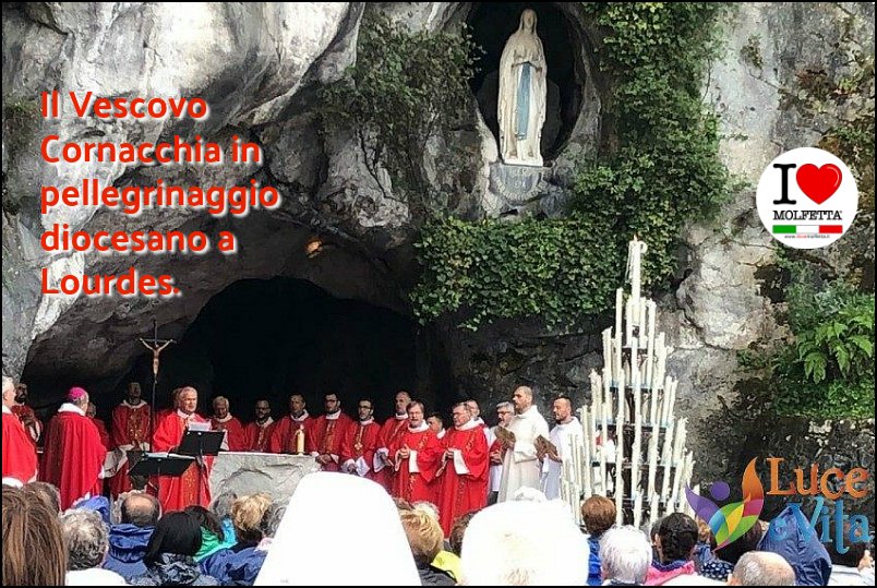 Il Vescovo Cornacchia in pellegrinaggio a Lourdes