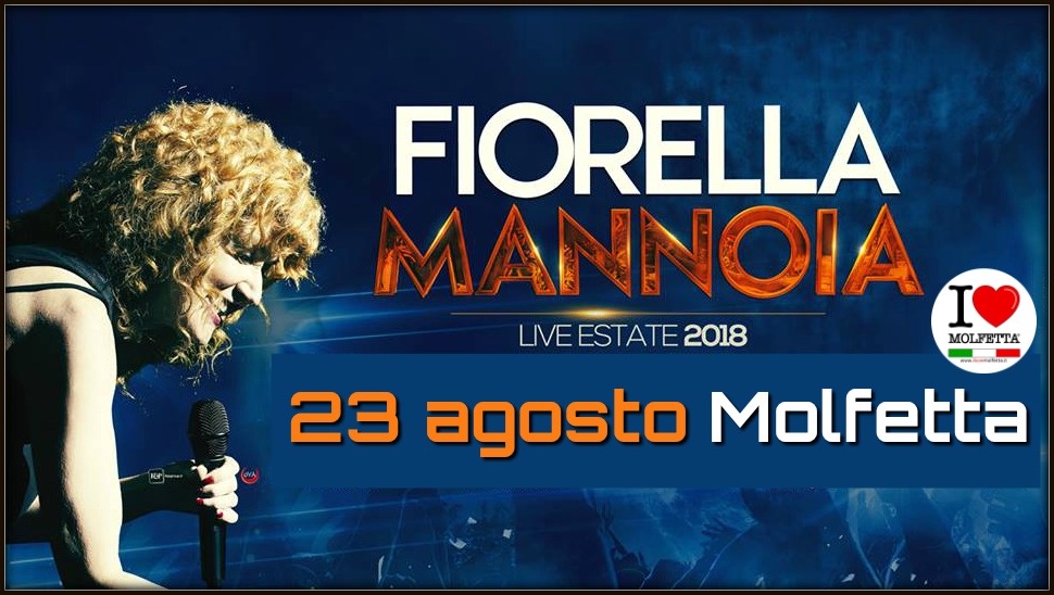 Fiorella Mannoia in concerto a Molfetta