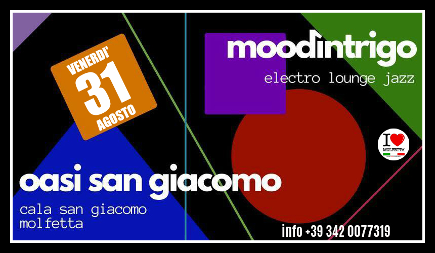 Mood Intrigo live a Molfetta