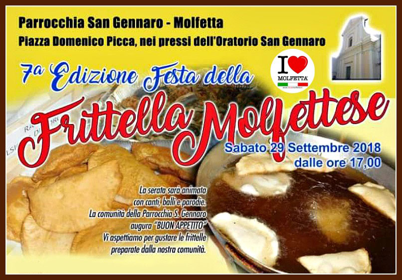 A Molfetta si fa festa con le frittelle in piazza 