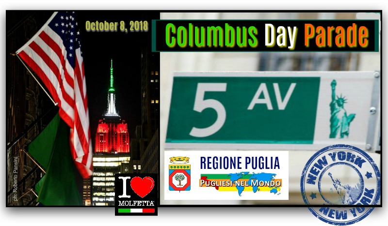 La Regione Puglia partecipa al Columbus Day a NYC