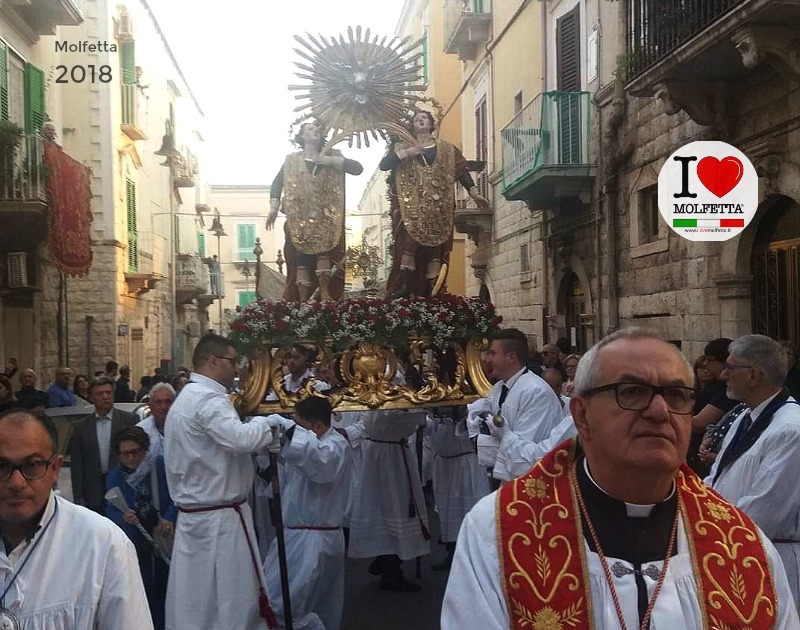 I Santi Medici per le strade di Molfetta