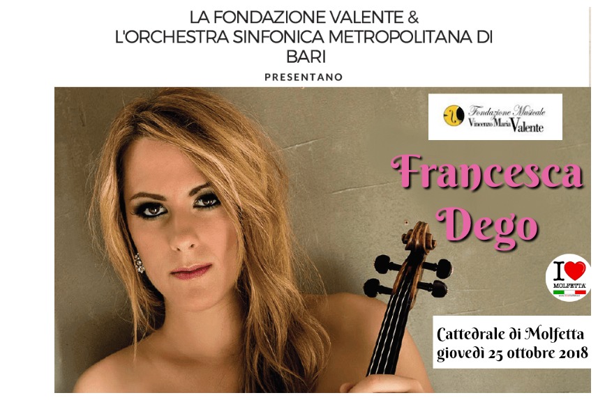 Francesca Dego in Cattedrale a Molfetta