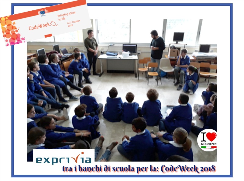 Exprivia tra i banchi di scuola per la: CodeWeek 2018