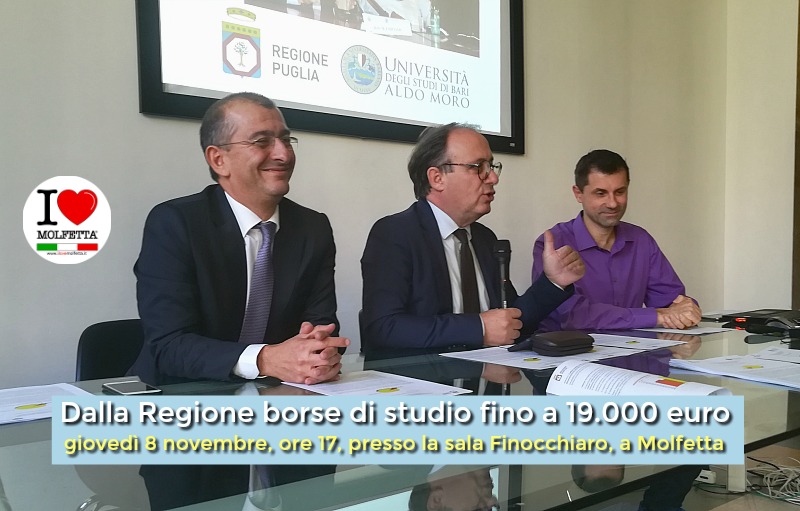 Dalla Regione borse di studio fino a 19.000 euro