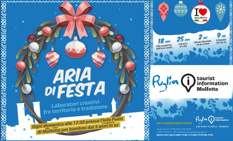 Aria di festa all ' Info Point di Molfetta