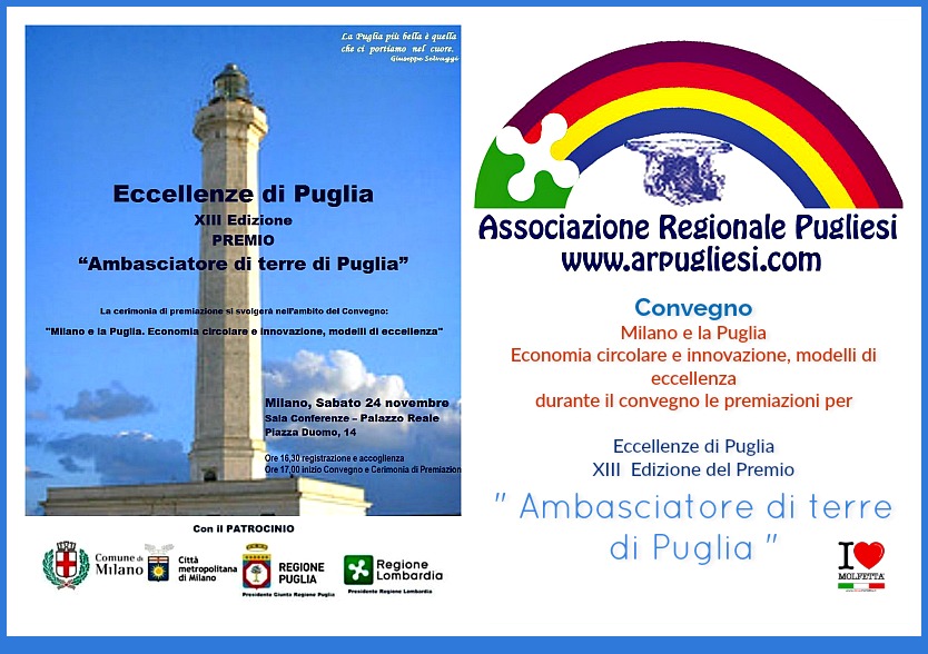 Ambasciatore di terre di Puglia 2018