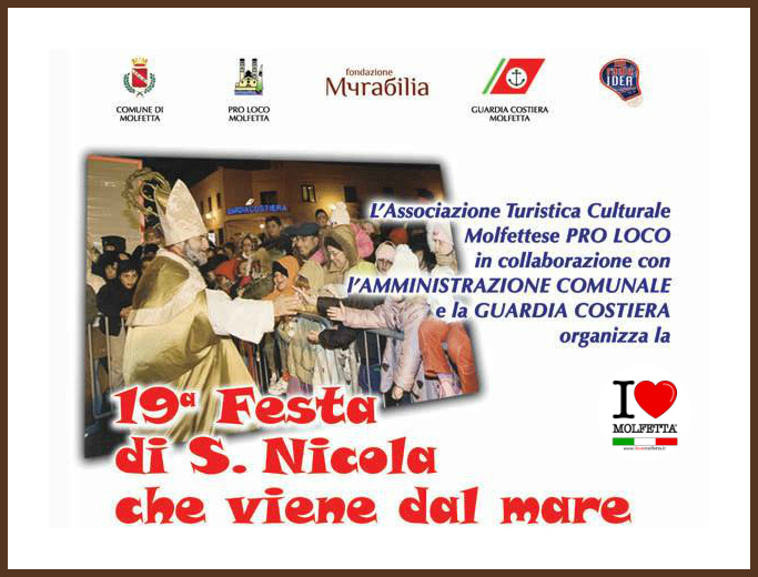 San Nicola che viene dal mare