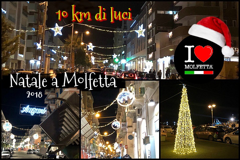 A Molfetta, Natale, e' tutto un gioco di luci per 10km