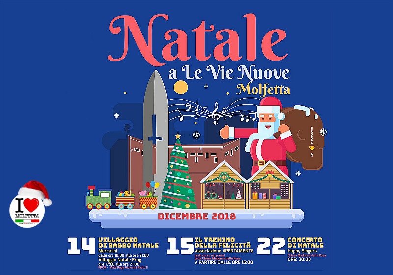 Natale per le nuove vie a Molfetta