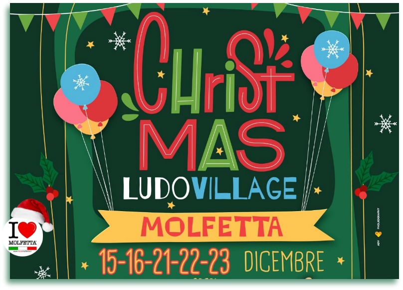 Arriva a Molfetta il Christmas LudoVillage 