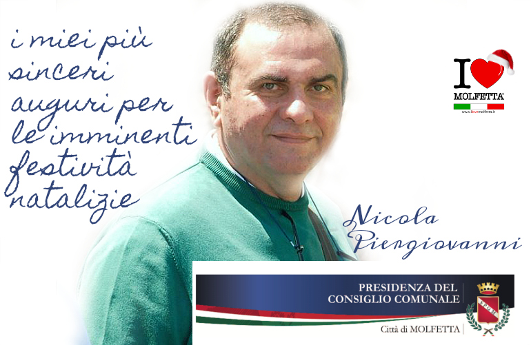 Gli auguri arrivati da parte del Presidente del Consiglio Comunale