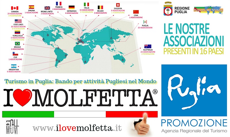 Bando per attivita' #PugliesiNelMondo