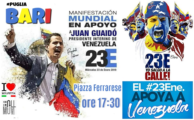 Anche Molfetta alla manifestazione mondiale dei venezuelani