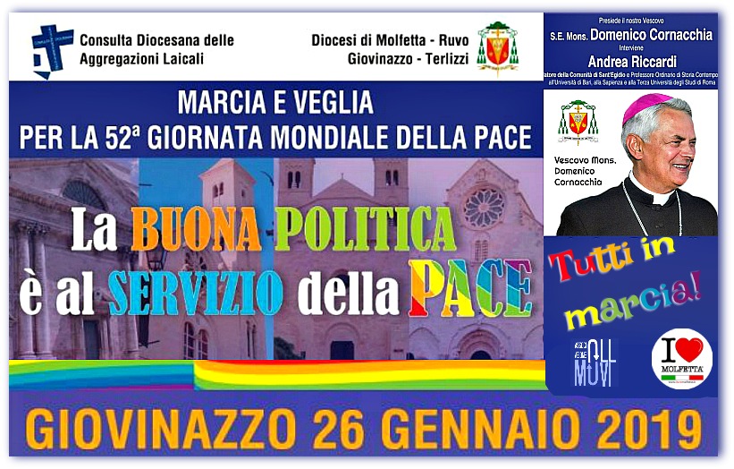 Marcia e veglia per la pace diocesana Molfetta, Ruvo, Terlizzi e Giovinazzo