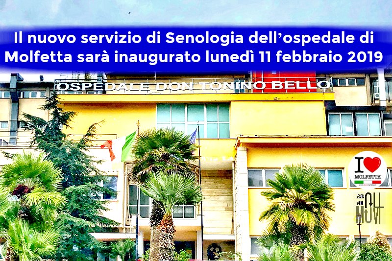 A Molfetta il nuovo servizio di Senologia dell ' ospedale