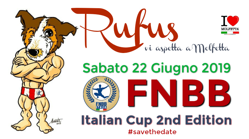 Rufus la mascotte del FNBB Italian Cup 2nd Edition a Molfetta 